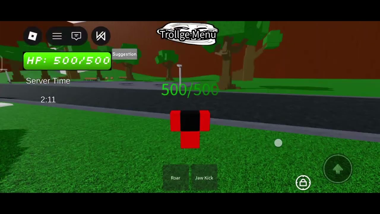 The gameplay of bad trollge game