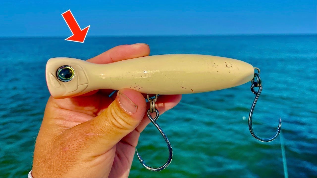 EPIC FISHING with a HUGE! TOPWATER POPPER