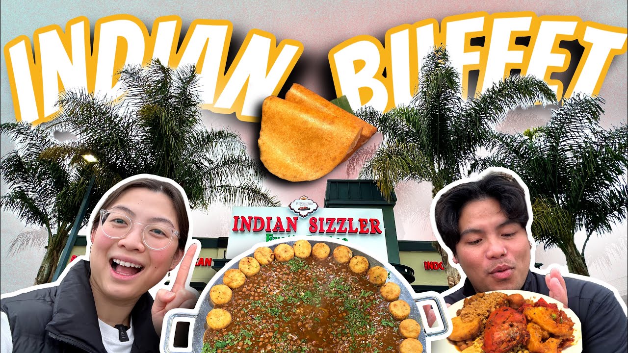 МЫ ТОЛЬКО ЧТО НАШЛИ ЛУЧШИЙ ИНДИЙСКИЙ ШВЕДСКИЙ СТОЛ В САУТ-БЭЕ | Indian Sizzler в Санта-Кларе ОБЯЗ...