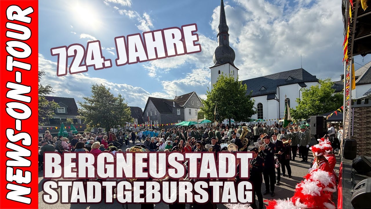 Bergneustadt feiert 724.Stadtgeburtstag: Festumzug, Musik & Emotionen: Hackenberg bis zum Kirchplatz