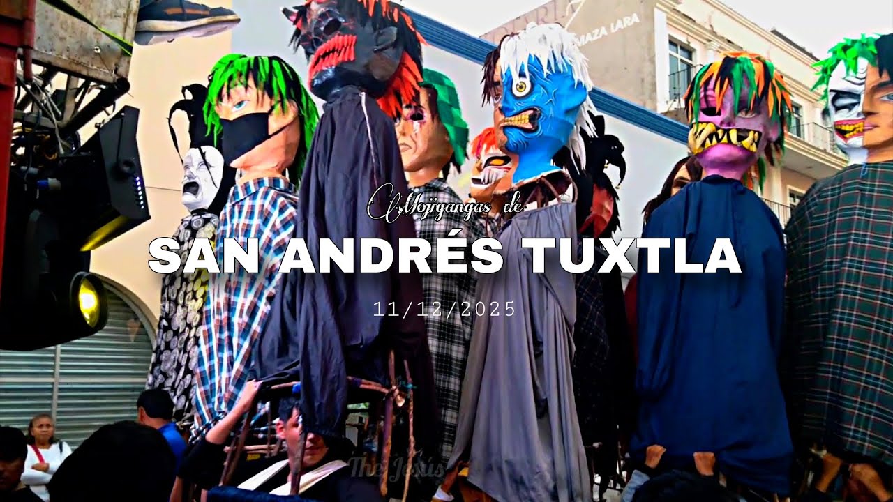 Mojigangas de SAN ANDRÉS TUXTLA VER 11/12/2025 🎭👇🏻 #suscribete #tradiciones 