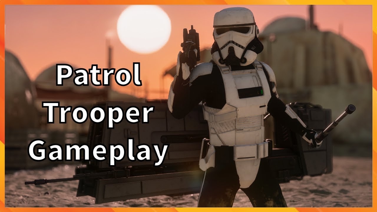 Patrol Trooper Gameplay Star Wars Battlefront 2