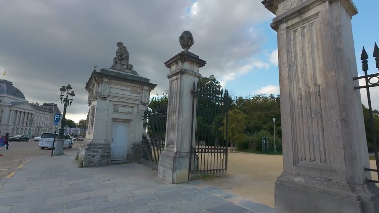 A Calm Walk Through Brussels 🇧🇪 Parc de Bruxelles & Rue Royale 4K