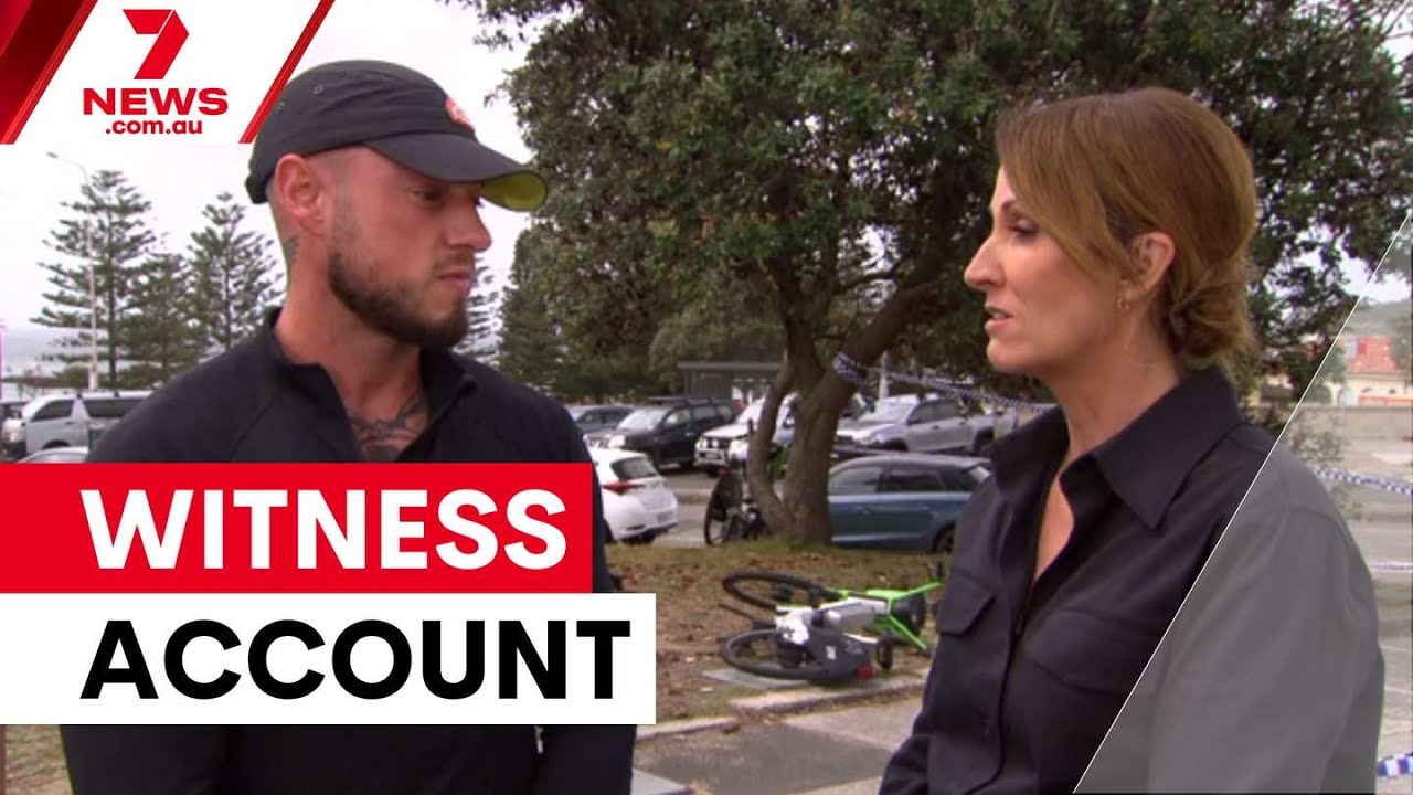 'I got a pretty good dog shot on his head': Bondi shooting witness account | 7NEWS