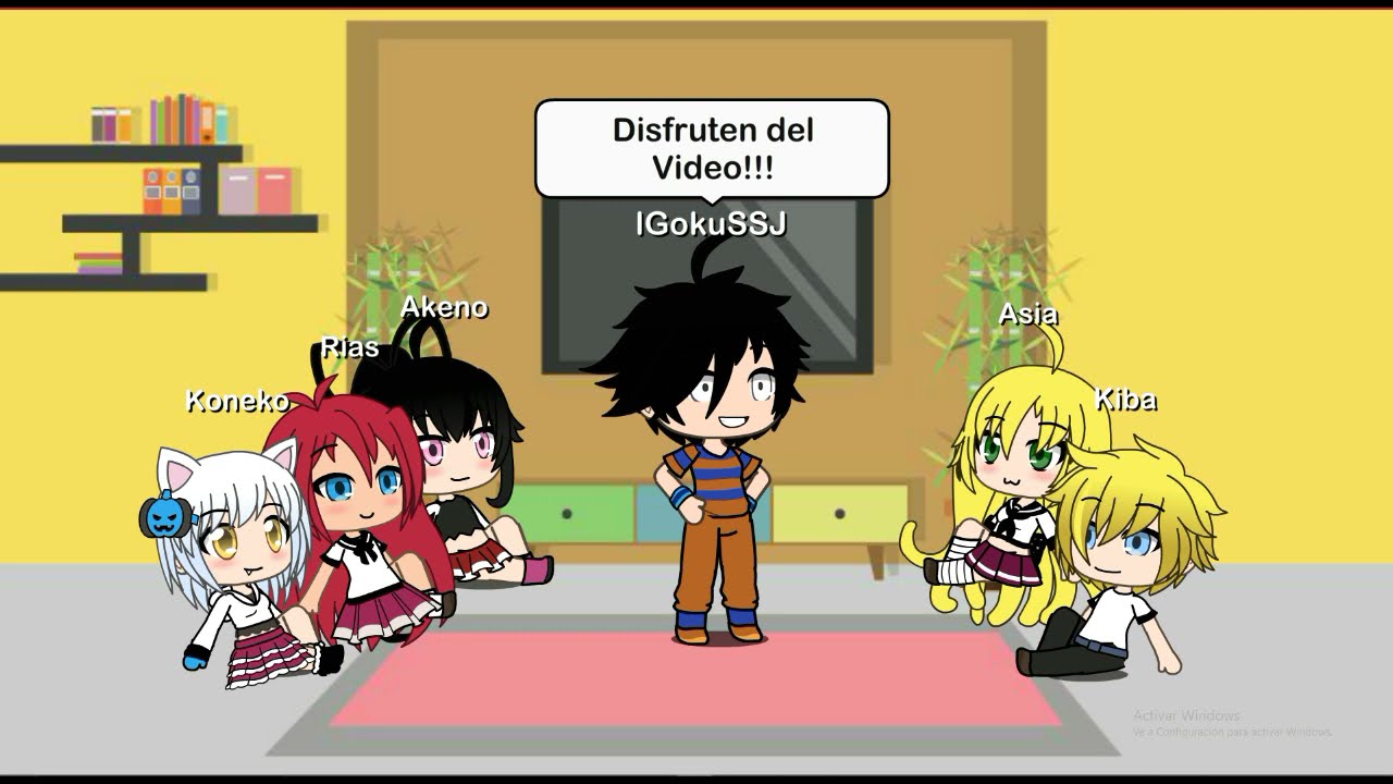 Clan Gremory reacciona a: Goku me enseño a no rendirme jamás / 
