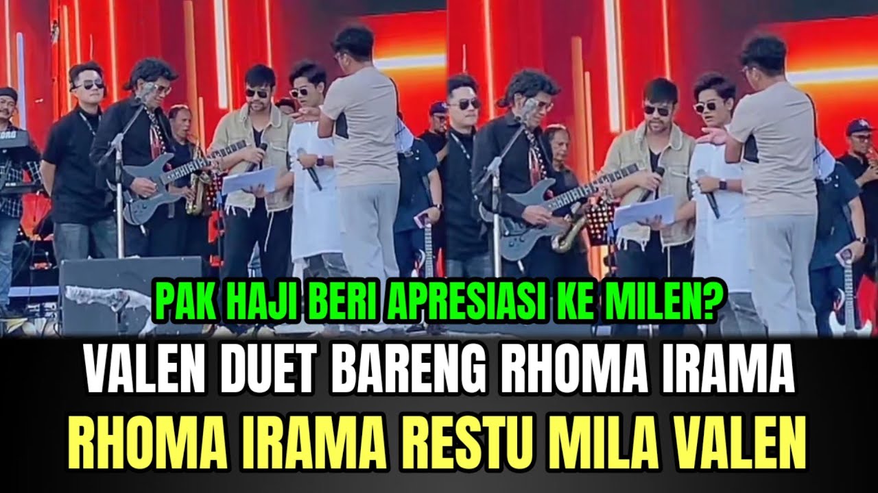 Valen Duet Bareng Rhoma Irama, Rhoma Irama Restui Hubungan Mila Valen!
