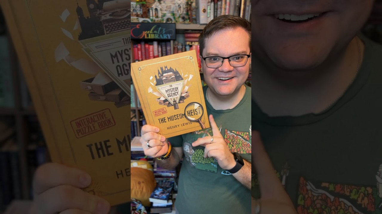 Puzzle novel fans? Do you exist?? #booktube #books #mysterybooks #themuseumheist #puzzlebook