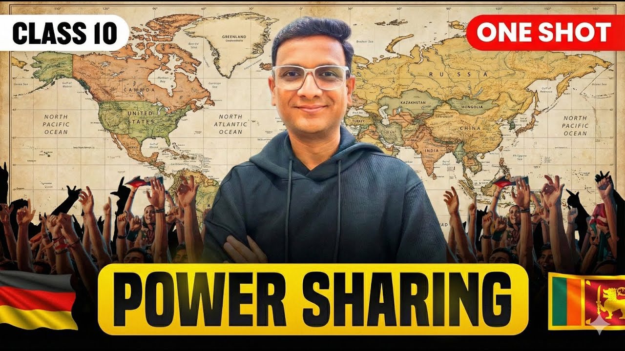 Power Sharing in 10 Minutes 🔥 | Class 10 Civics Full Chapter Explained | GradeBooster