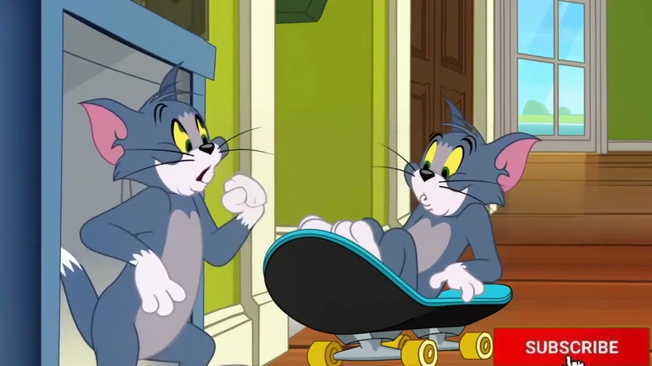 Tom and Jerry Face to Face | Funny Cartoon Scene