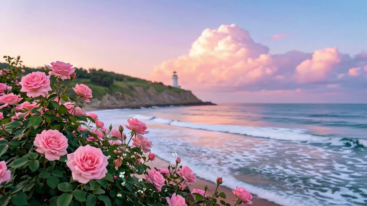 Morning Serenity Piano & Water Sounds 🌿 Gentle Relaxing Music for Calm Focus and Inner Peace