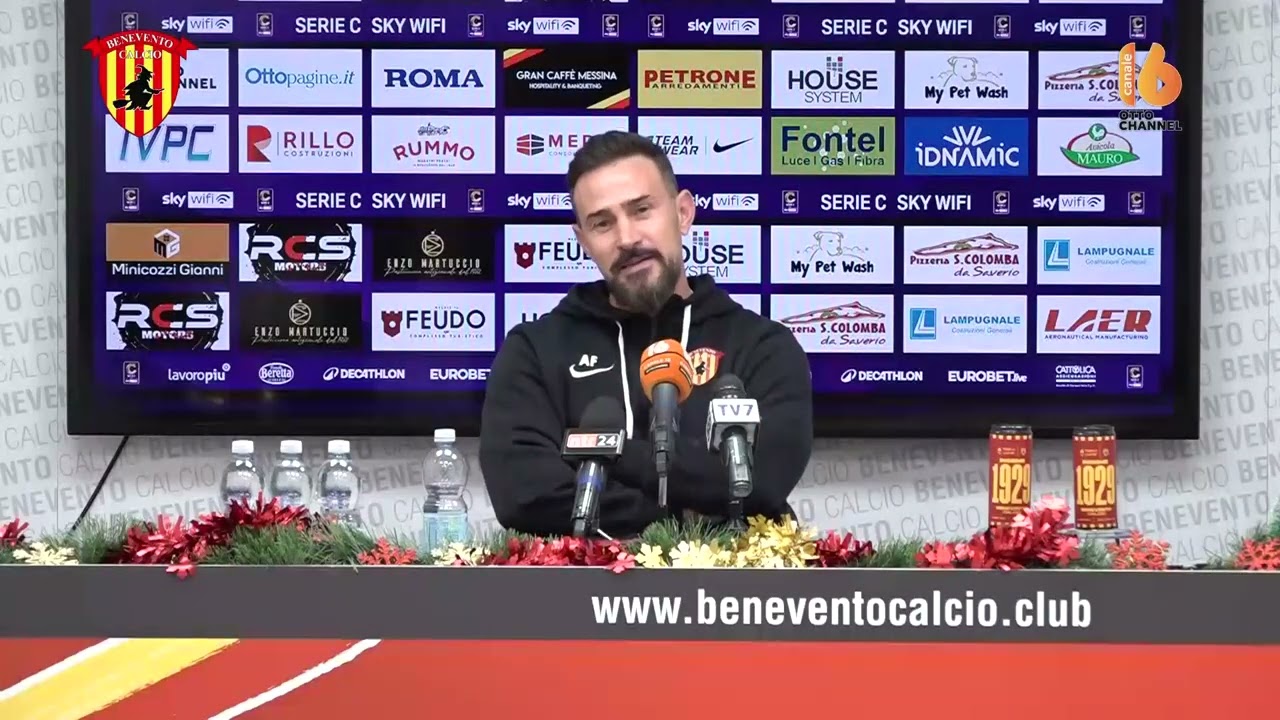 #BeneventoCrotone: la conferenza pre gara di mister Antonio Floro Flores