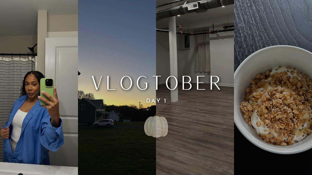 Vlogtober Day 1 🍂 : moving out, workouts, community, chitchat & more  | Faceovermatter