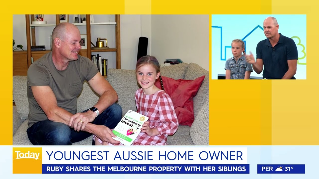 TODAY Show - Cam & Ruby McLellan discuss My Four-Year-Old The Property Investor LIVE