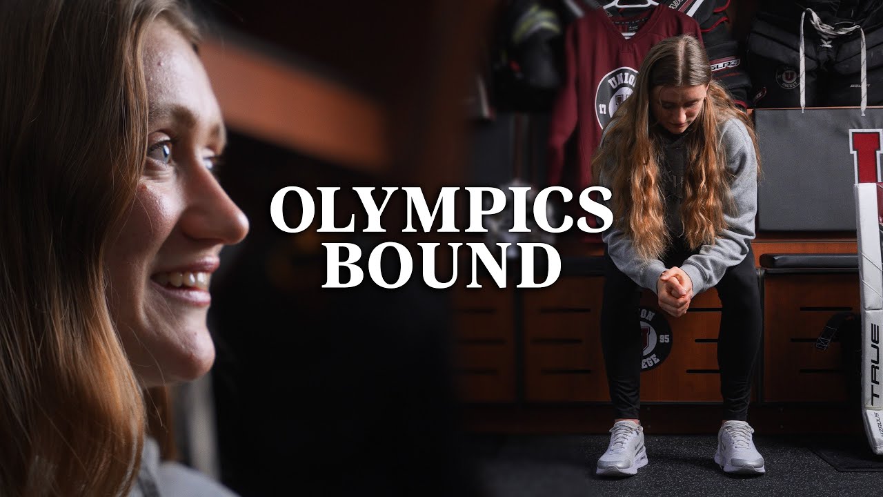 Olympics Bound: Monja Wagner '27, goaltender of the Union College Women's Hockey team