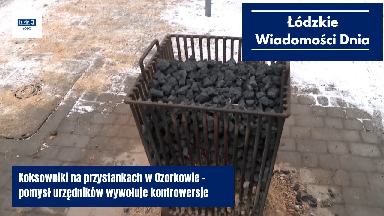 Koksowniki na przystankach w Ozorkowie – pomysł urzędników wywołuje kontrowersje