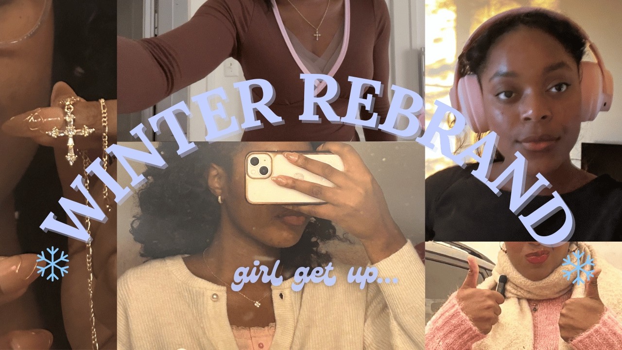 THE ULTIMATE BLACK GIRL WINTER GLOW UP ☁️❄️ hair, makeup, style + room makeover | January 2026 reset