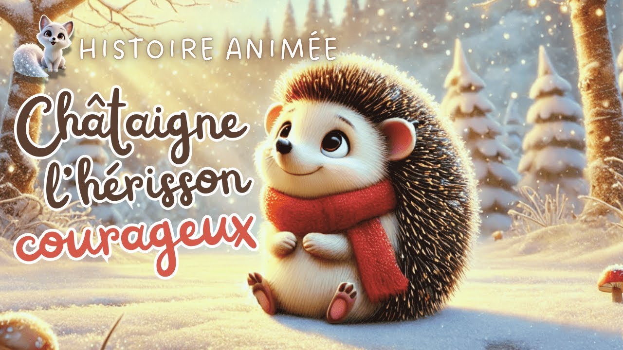 Châtaigne l’hérisson courageux 🦔 | Histoire animée merveilleuse avant de dormir pour les enfants ✨