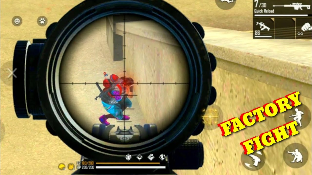 FREE FIRE FACTORY NEW SNIPER M82B BOOYAH #40 - FF FIST FIGHT ON FACTORY ROOF - [GARENA FREE FIRE]