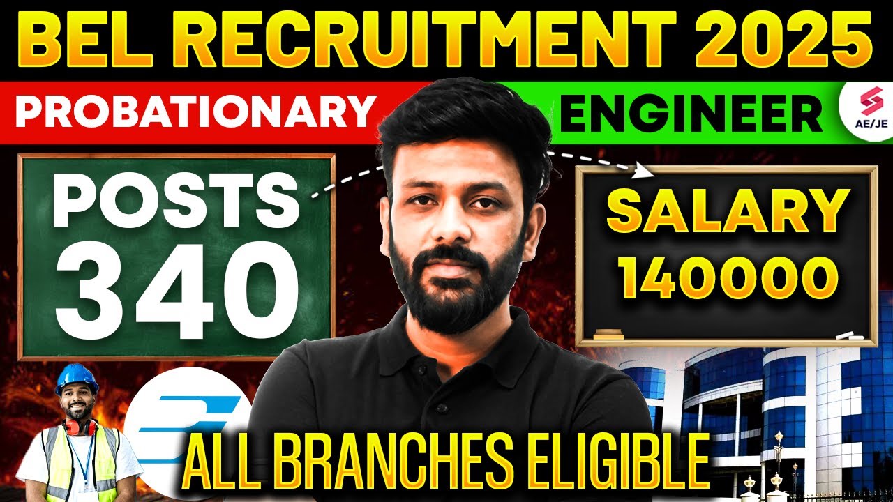 BEL Probationary Engineer Recruitment 2025 | BEL Probationary Engineer Notification | Rahul Sir