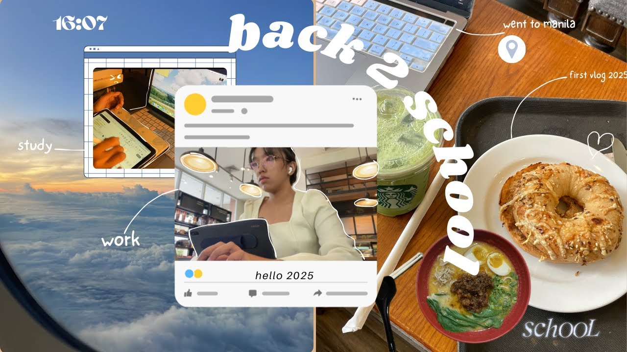 ⋆˙⟡ Productive Week in My life: Back to school, studying, lifestyle vlog. ⋆˙⟡