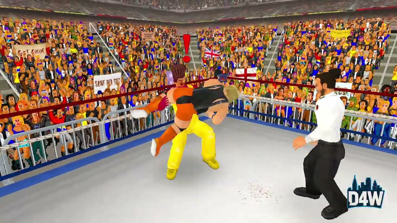 (MATCH 1) *CATCH AS CATCH CAN* SINGLES - Slim Jim Vs. Secret Crab