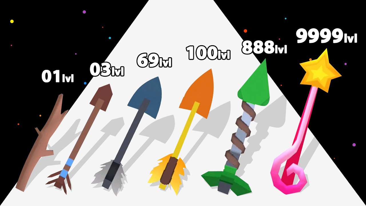 ARROW MERGE EVOLUTION RUN - Level Up Bow Max Level Gameplay (Bow Smash: Archery Battles Game)