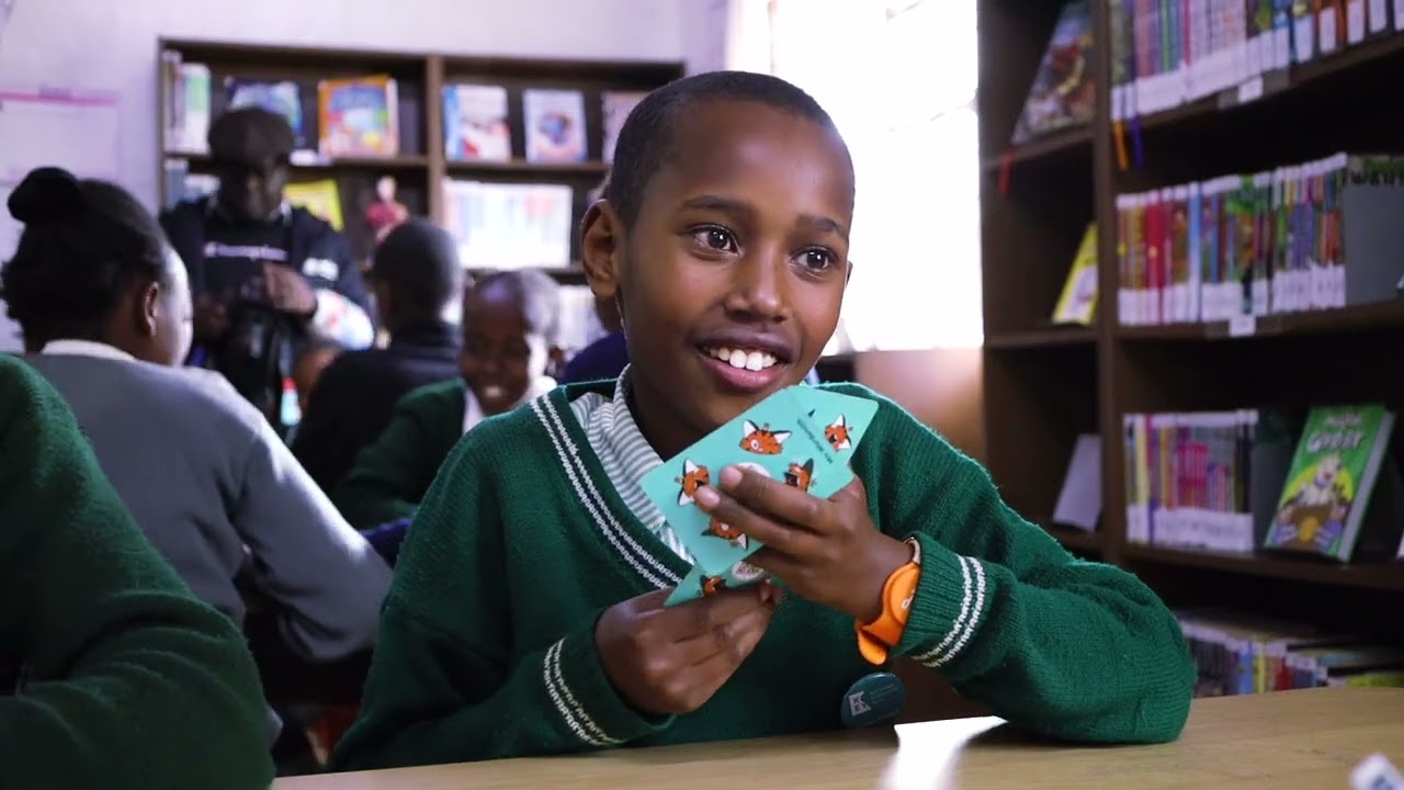 Kenyan librarian explains how Vocabularious and Blah Blah Blah games grow student vocabulary.