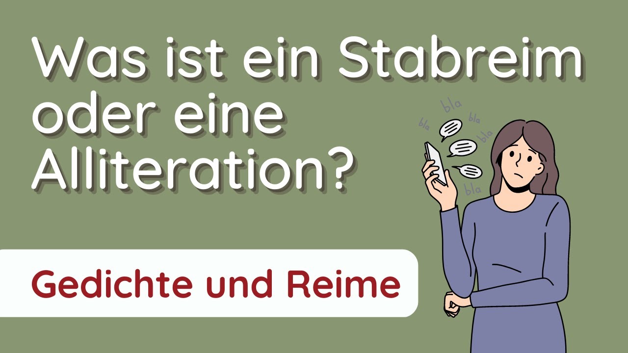 Stabreim ✅ oder Alliteration | Erkl&auml;rung und Beispiele