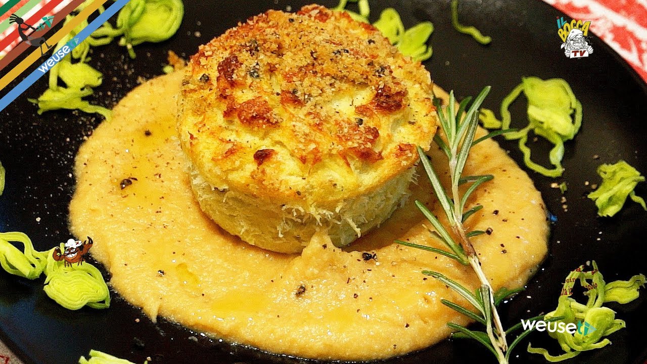 360 - Tortino di baccalà su crema di ceci..e una siuski ci feci!(antipasto/secondo di pesce leggero)
