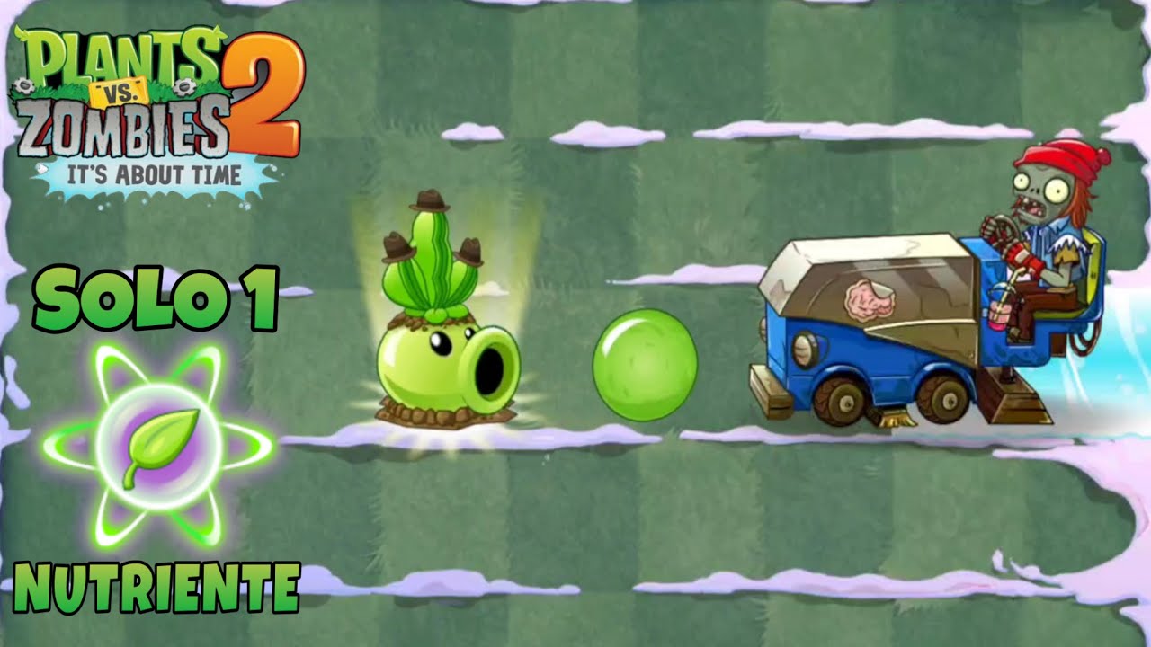 Que Planta puede derrotar al nuevo Zombictor con 1 solo Nutriente (plantas nivel 1) | Zomboni