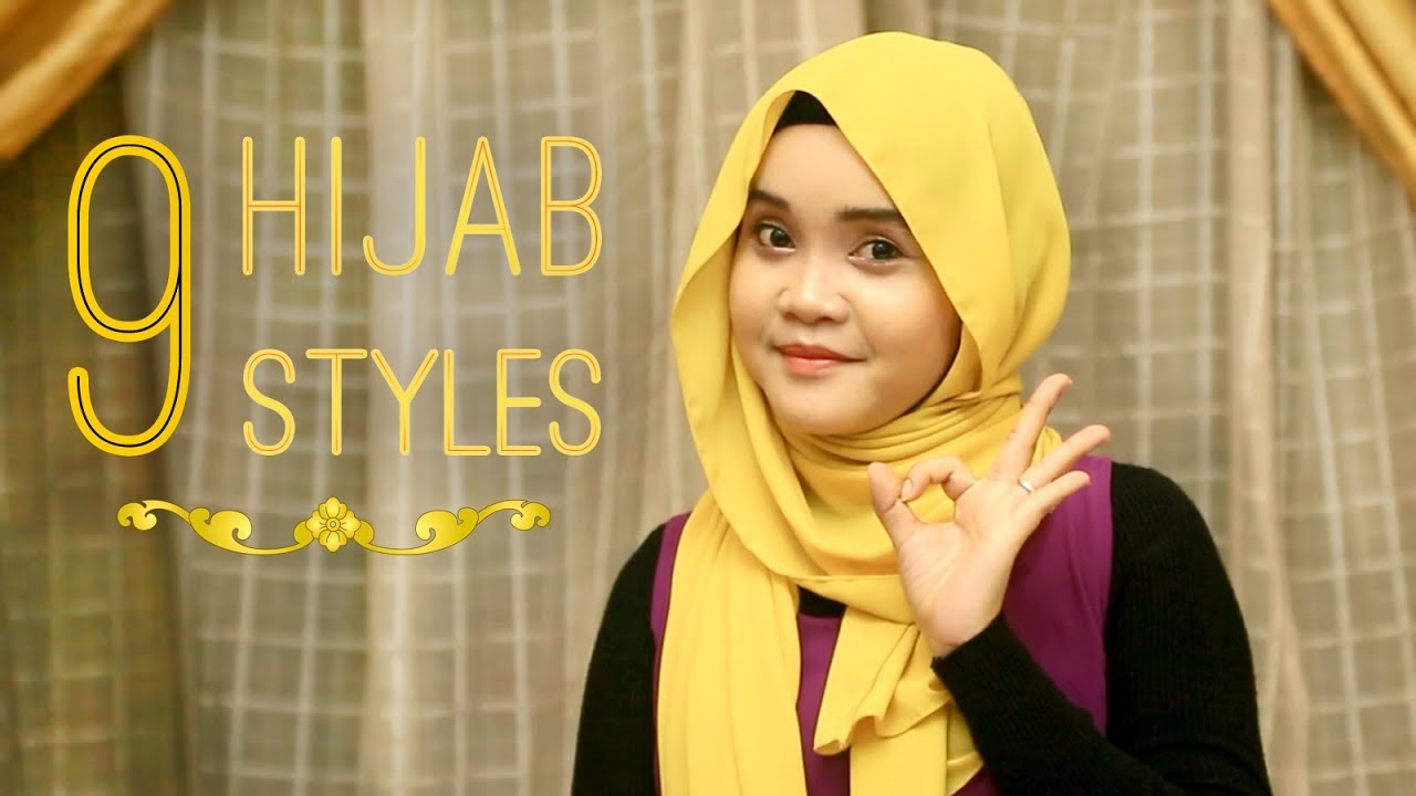 9 STYLES HIJAB TUTORIAL 2019 | Siti Romiza