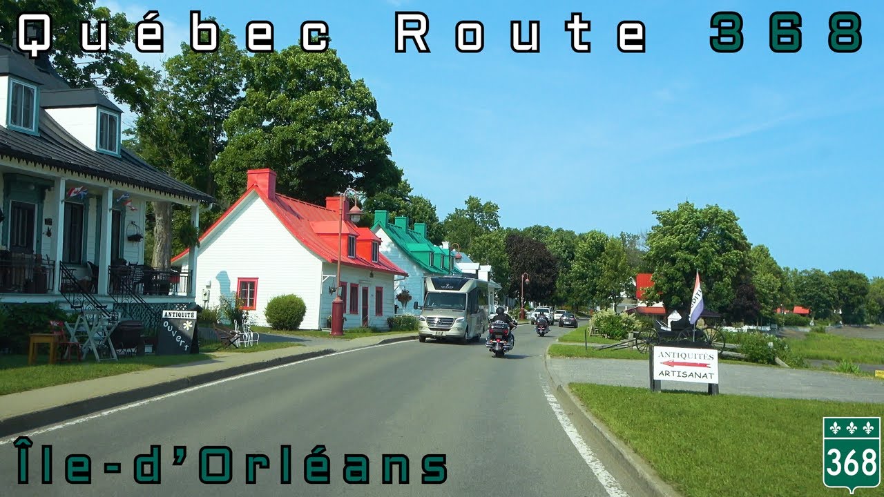 Québec Route 368 - Île-d'Orléans Circle Tour