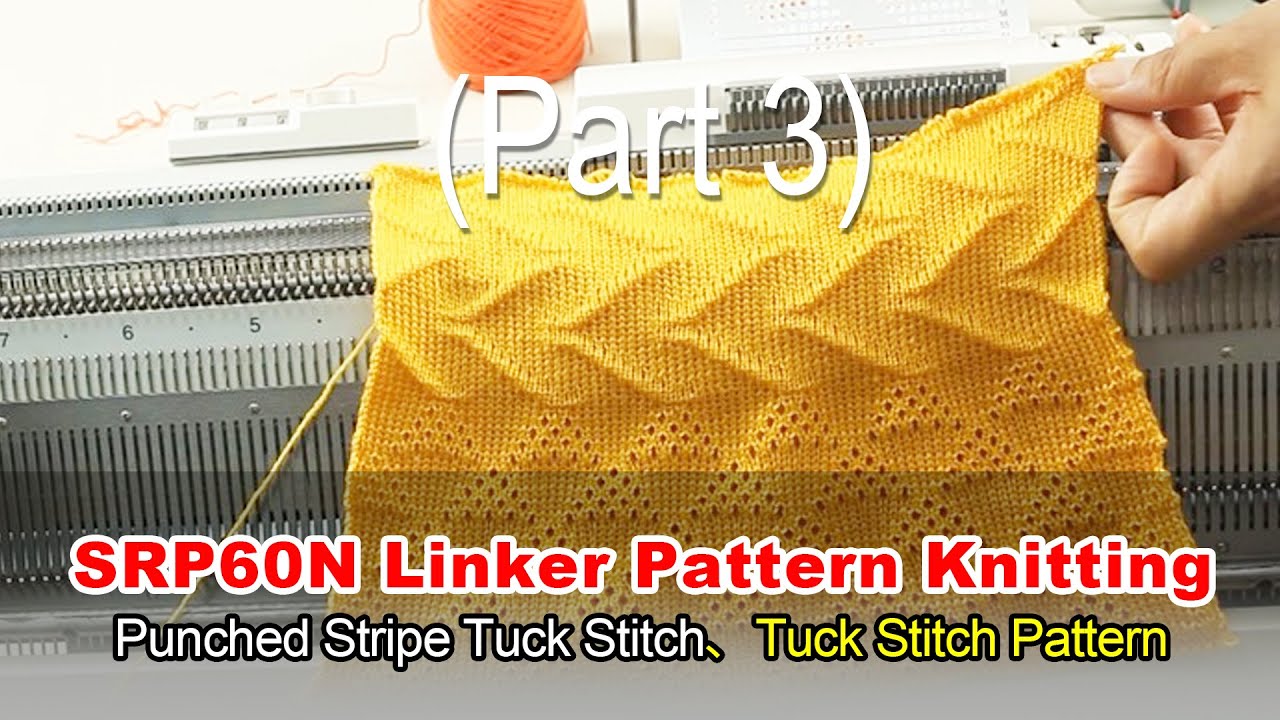 Part 3 | Advanced Tuck Lace: Effortless Openwork with SK280 & SRP60N | Knitting Machine Tutorial