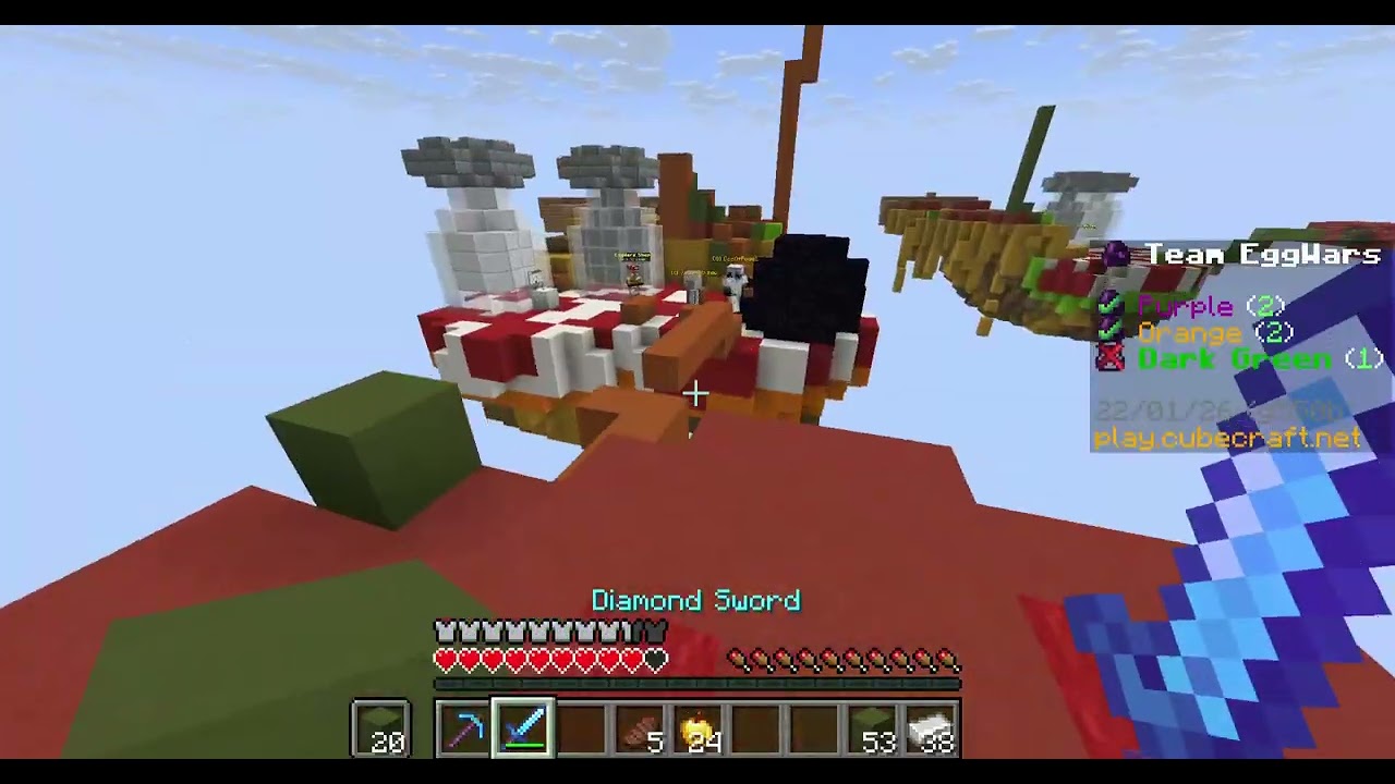 Minecraft Eggwars Cubecraft   Pizza map