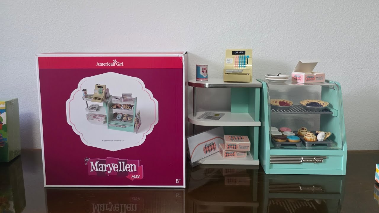 American Girl MaryEllen's Seaside Diner Bakery Case.