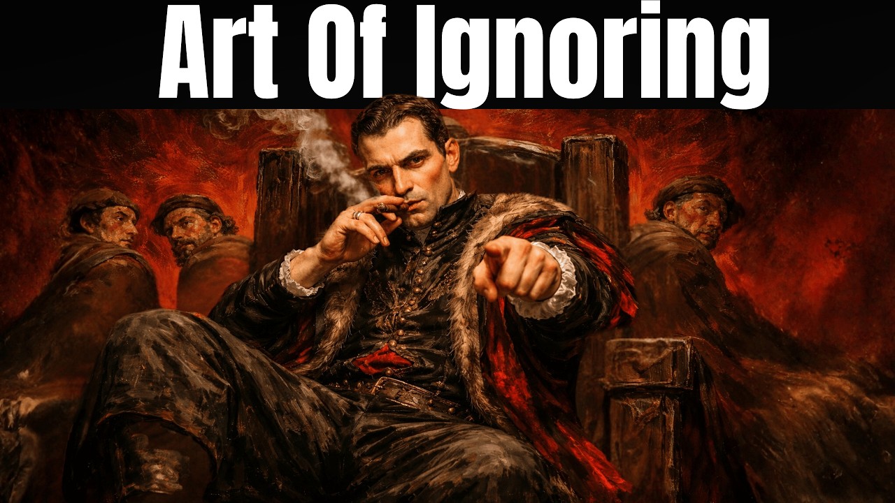 Art of Ignoring People! When They Ignore You First — Respond Like This | Machiavelli Psychology