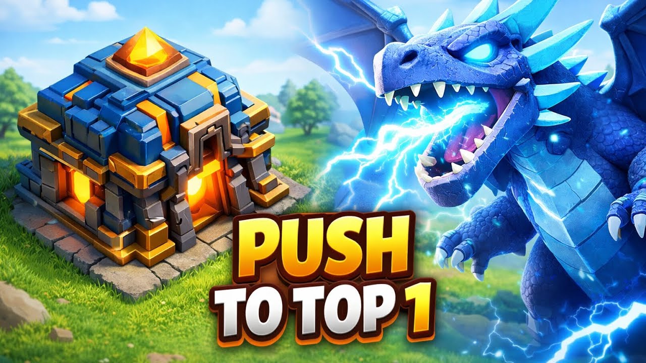 Townhall 12 push to top 1 with edrags⭐ (week 2) 