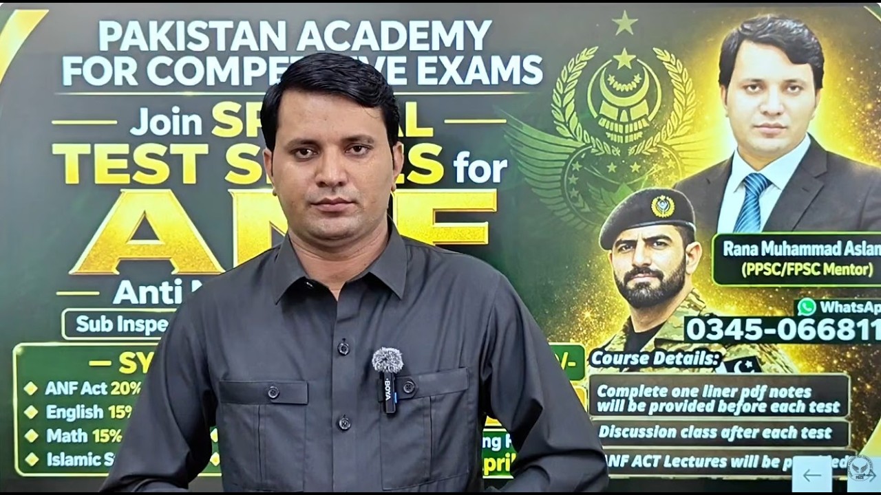  ANF Test Series | special Test Series for ANF Details | PACE GK ACADEMY