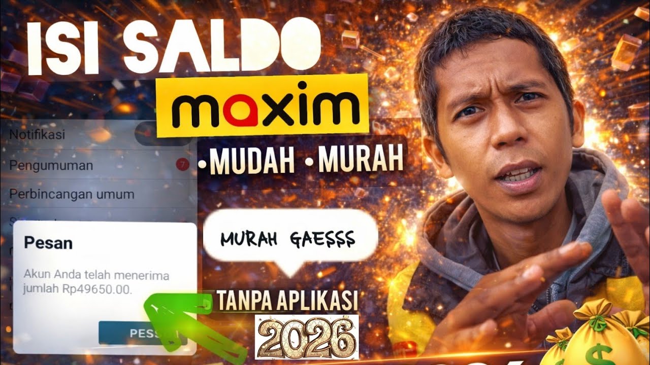 Terbaru 2026 !! Cara Isi Saldo Maxim/Taxsee Driver Dijamin Murah tanpa aplikasi tambahan