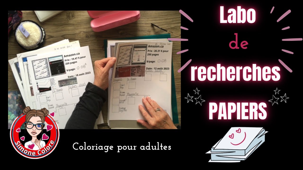 [ PAPIERS ] Quels PAPIERS  choisir ❣️ COLORIAGE pour adultes ❣️