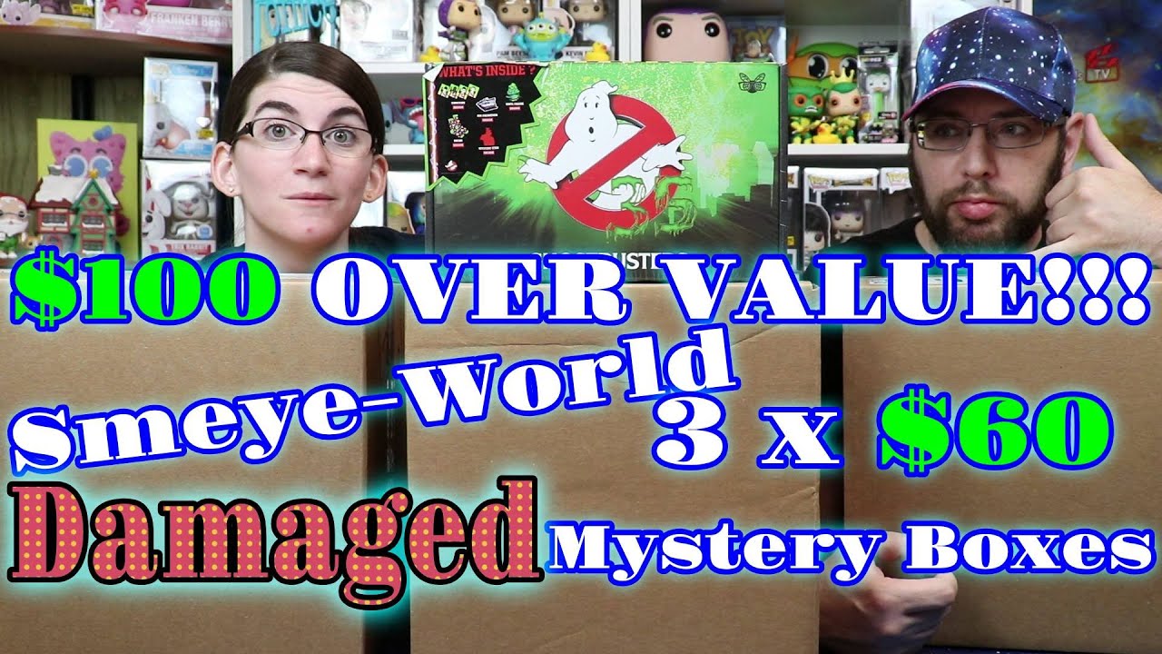 $180 dollars for 3 Damaged Smeye-World Mystery Boxes! We come out on top! Including an OG Toy Story!