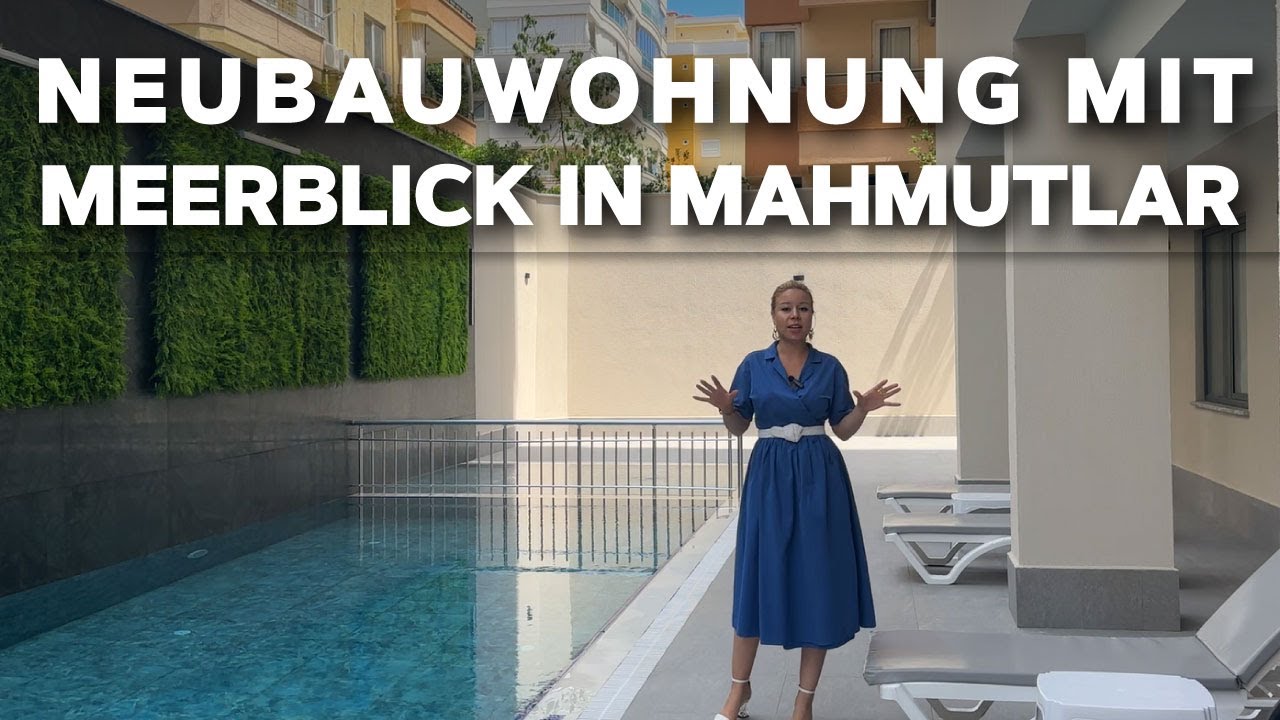 🏡 Neubauwohnung mit Meerblick in Mahmutlar –Barbaros Straße3-Zimmerwohnung📍Mahmutlar, Alanya📐  90 m²