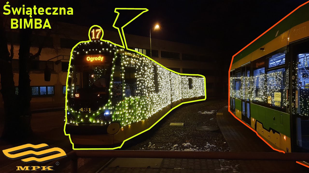 ŚWIĄTECZNA BIMBA 2021 - MPK Poznań | Modertrans Moderus Beta #431 | Linia 17 | Mikołajki