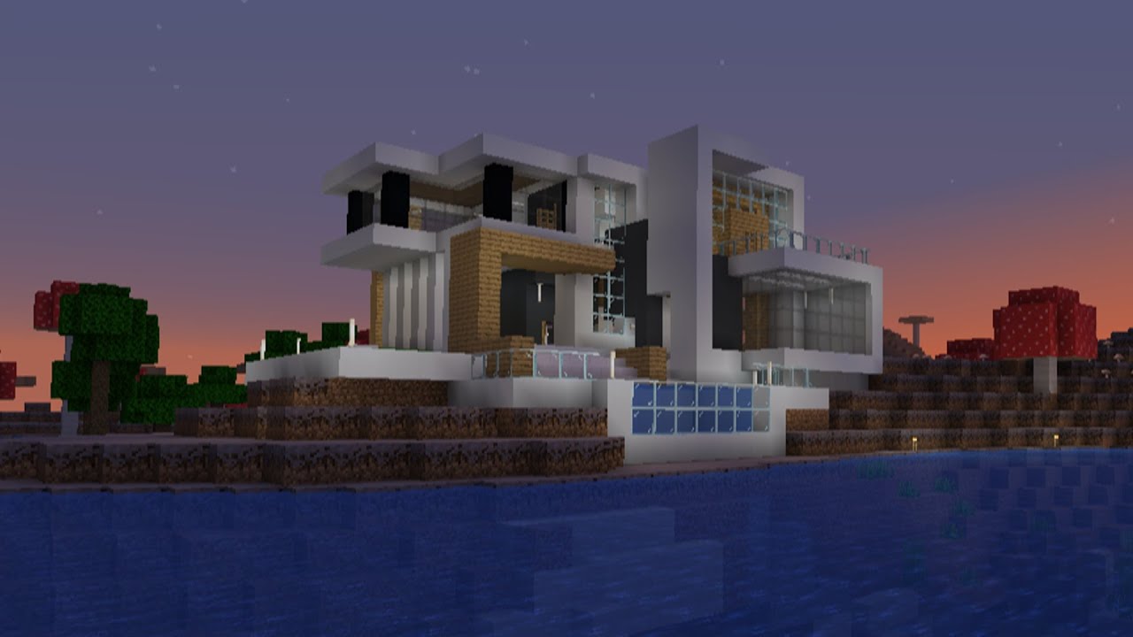 my 100% safe modern hardcore minecraft house