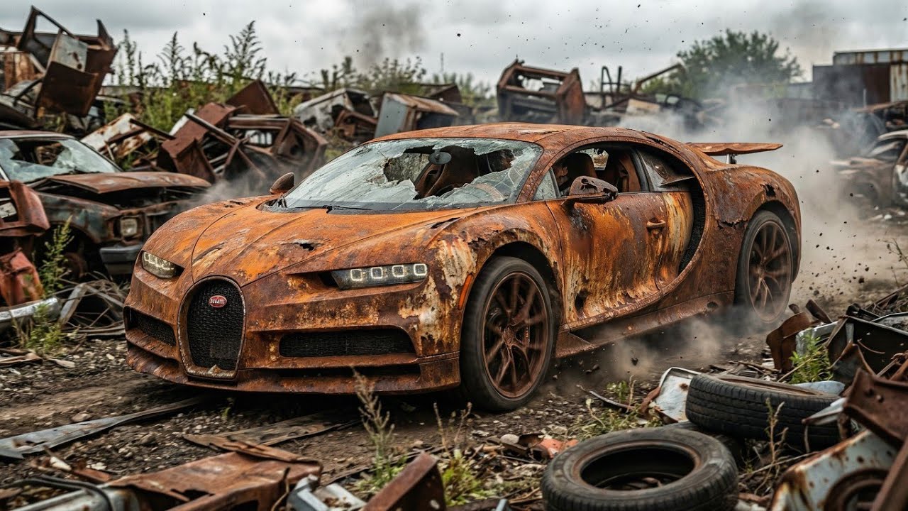 ASMR Car Restoration! Full Restoration of a Bugatti Chiron Purport From Disrepair to New