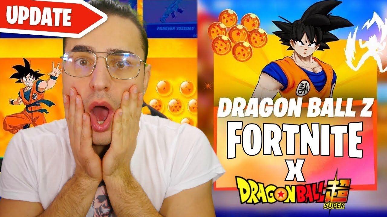 REAZIONE e SHOPPO TUTTO! SKIN DRAGON BALL SUPER x FORTNITE!