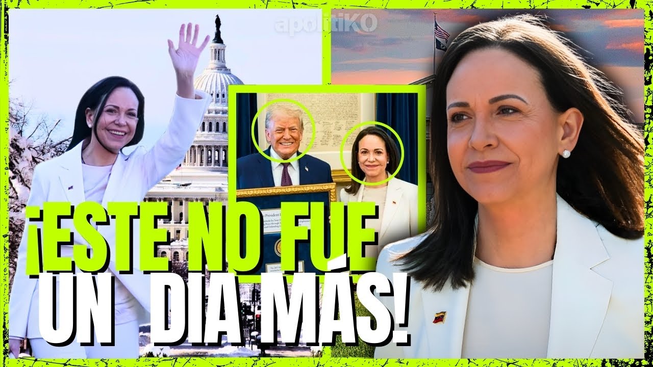 ¡LA CRONOLOGÍA DE MARÍA CORINA MACHADO EN WASHINGTON!