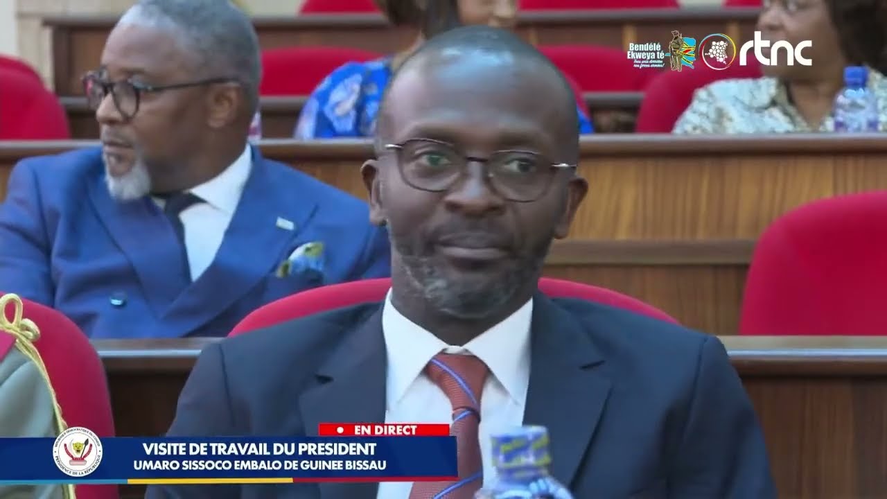 VISITE DU PRESIDENT UMARO SISSOCO EMBALO A SON HOMOLOGUE F.TSHISEKEDI DU MARDI 29 AVRIL 2025