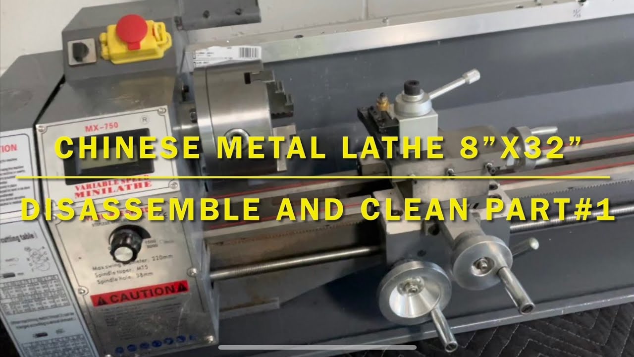Disassembling used cheap Chinese Lathe | Part 1