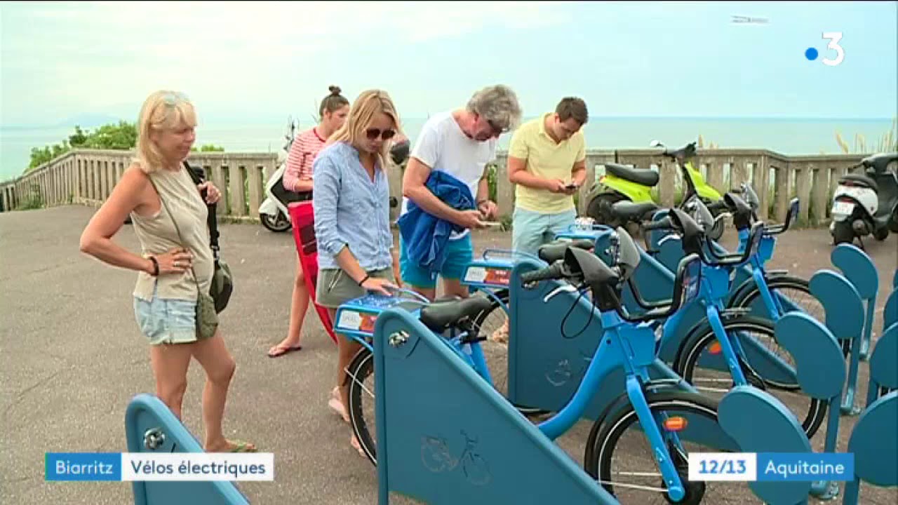 Des vélos électriques en libre-service à Biarritz